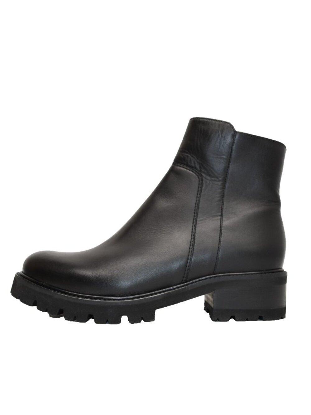 New! La Canadienne Black Cici City Dry Lug Sole Waterproof Leather 9.5 DD514A - Picture 3 of 7